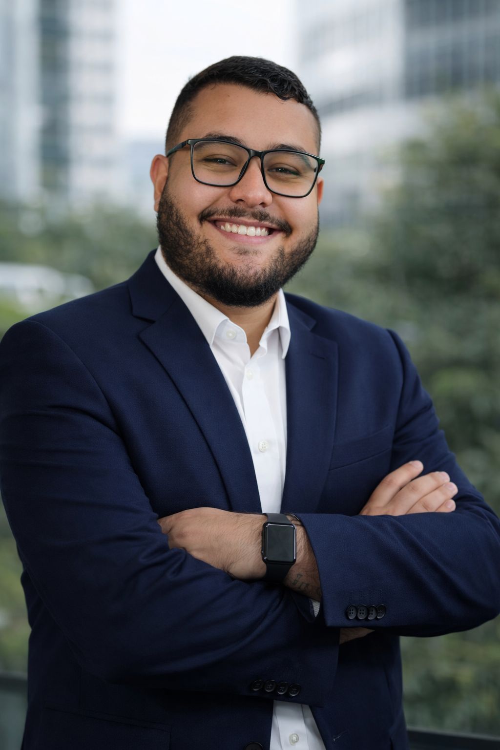 Retrato de Nicolas Duran Garces sonriendo